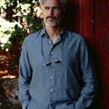 Leinenhemd Verzasca Azur