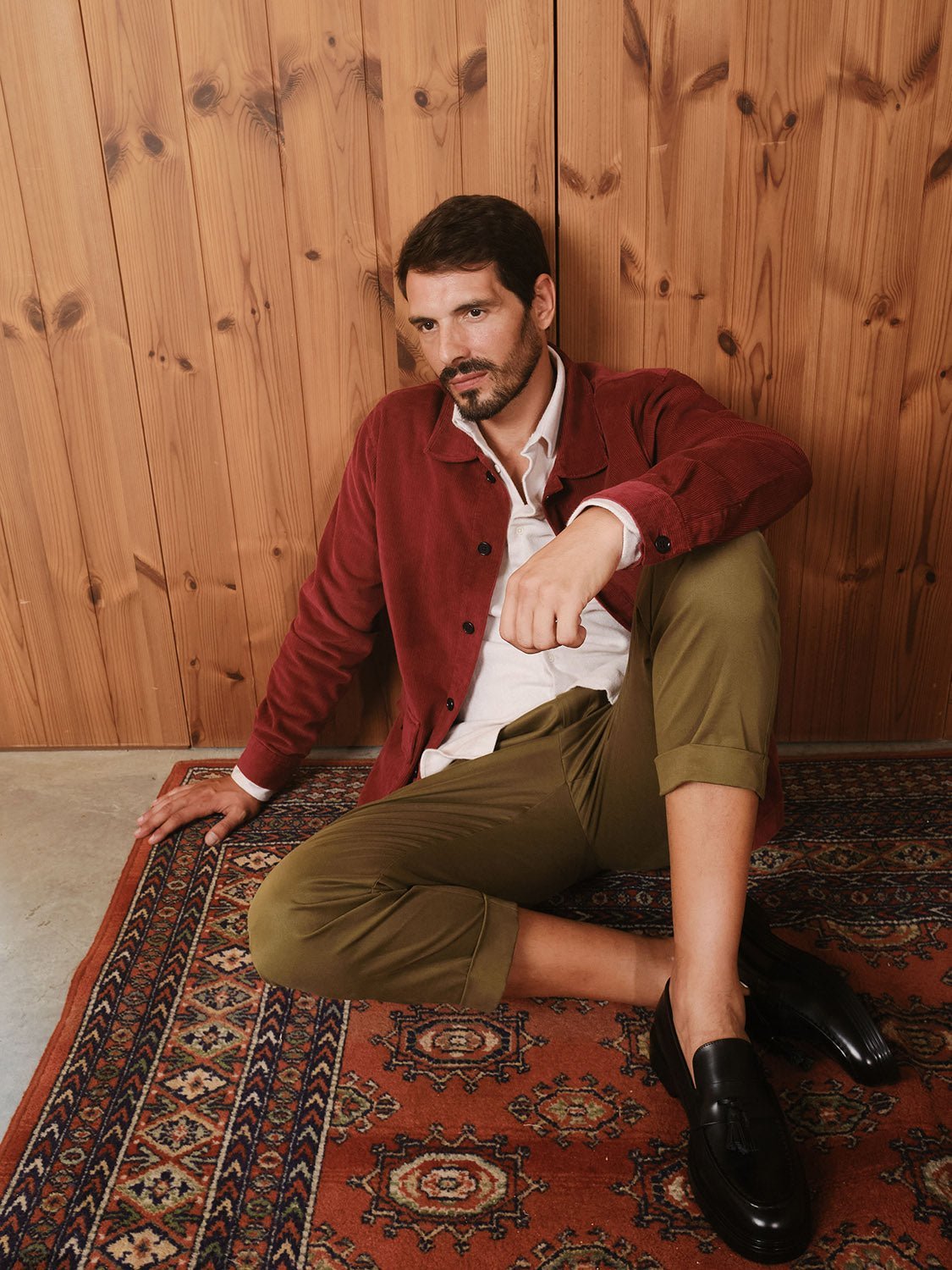 Overshirt Corduroy Bosco Bordeaux