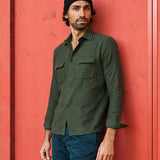 Flannel Shirt Pinho Moss