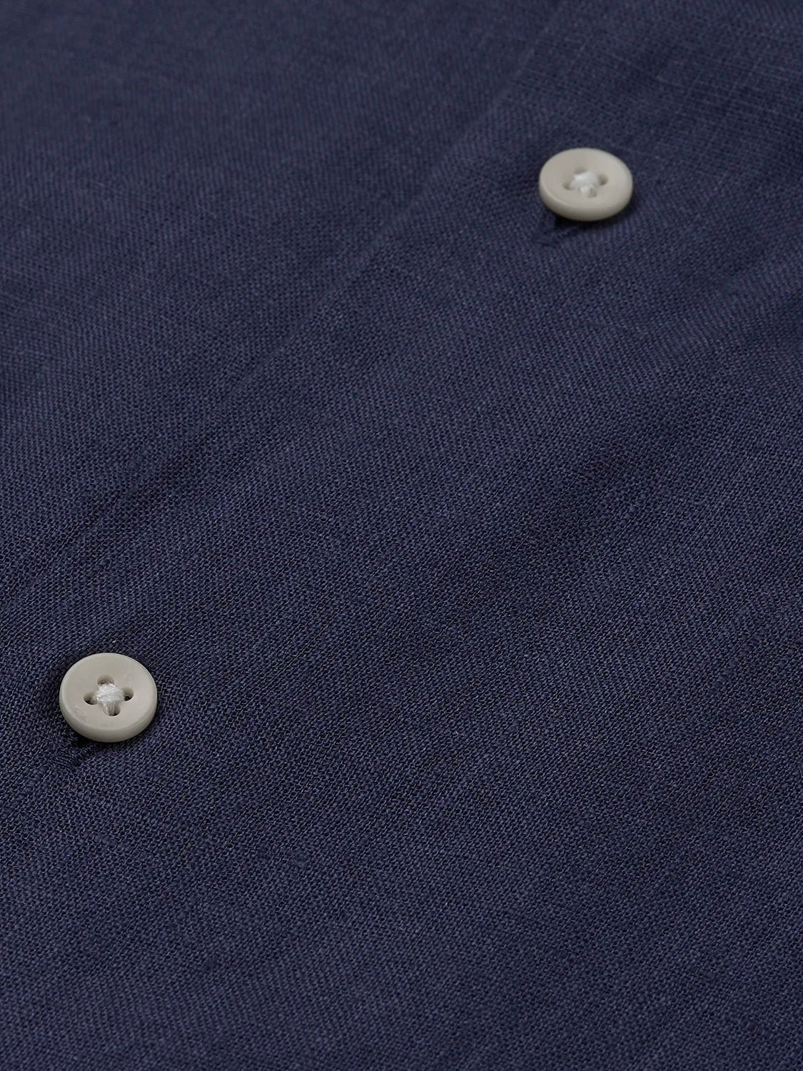 Linen Shirt Short Lido Navy