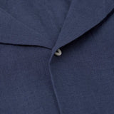 Linen Shirt Short Maloja Navy