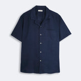 Linen Shirt Maloja Navy