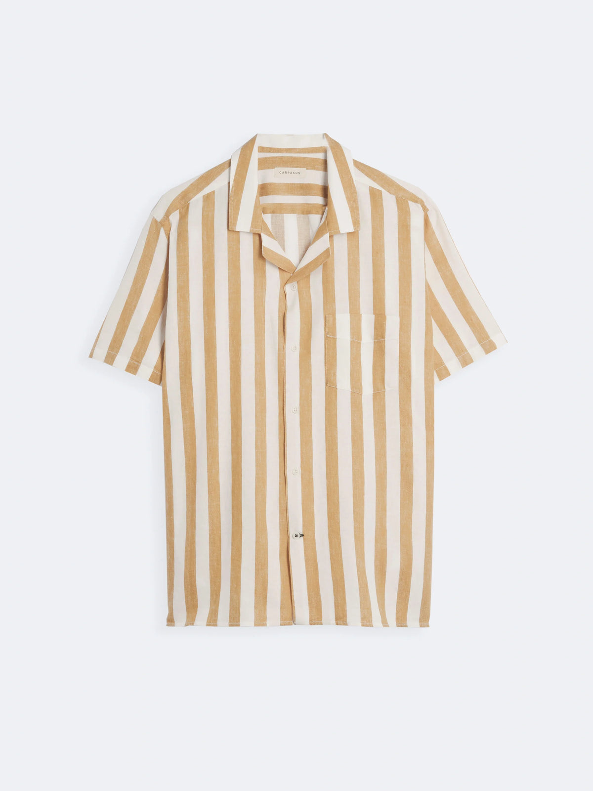 Linen Shirt Short Orto Ochre