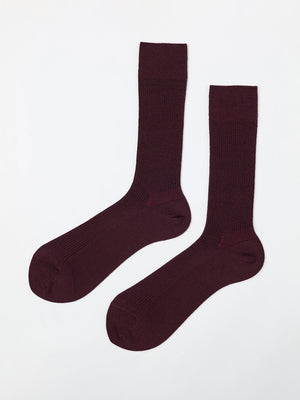 Classy Socks Merino Wool Bordeaux - CARPASUS Online Store