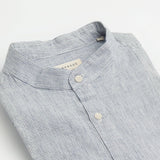carpasus sustainable organic cotton shirt marzili stripes navy white. Nachhaltiges Carpasus Hemd Marzili Streifen Navy Weiss aus Bio Baumwolle 