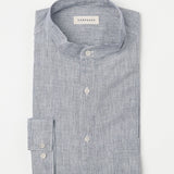 carpasus sustainable organic cotton shirt marzili stripes navy white. Nachhaltiges Carpasus Hemd Marzili Streifen Navy Weiss aus Bio Baumwolle 