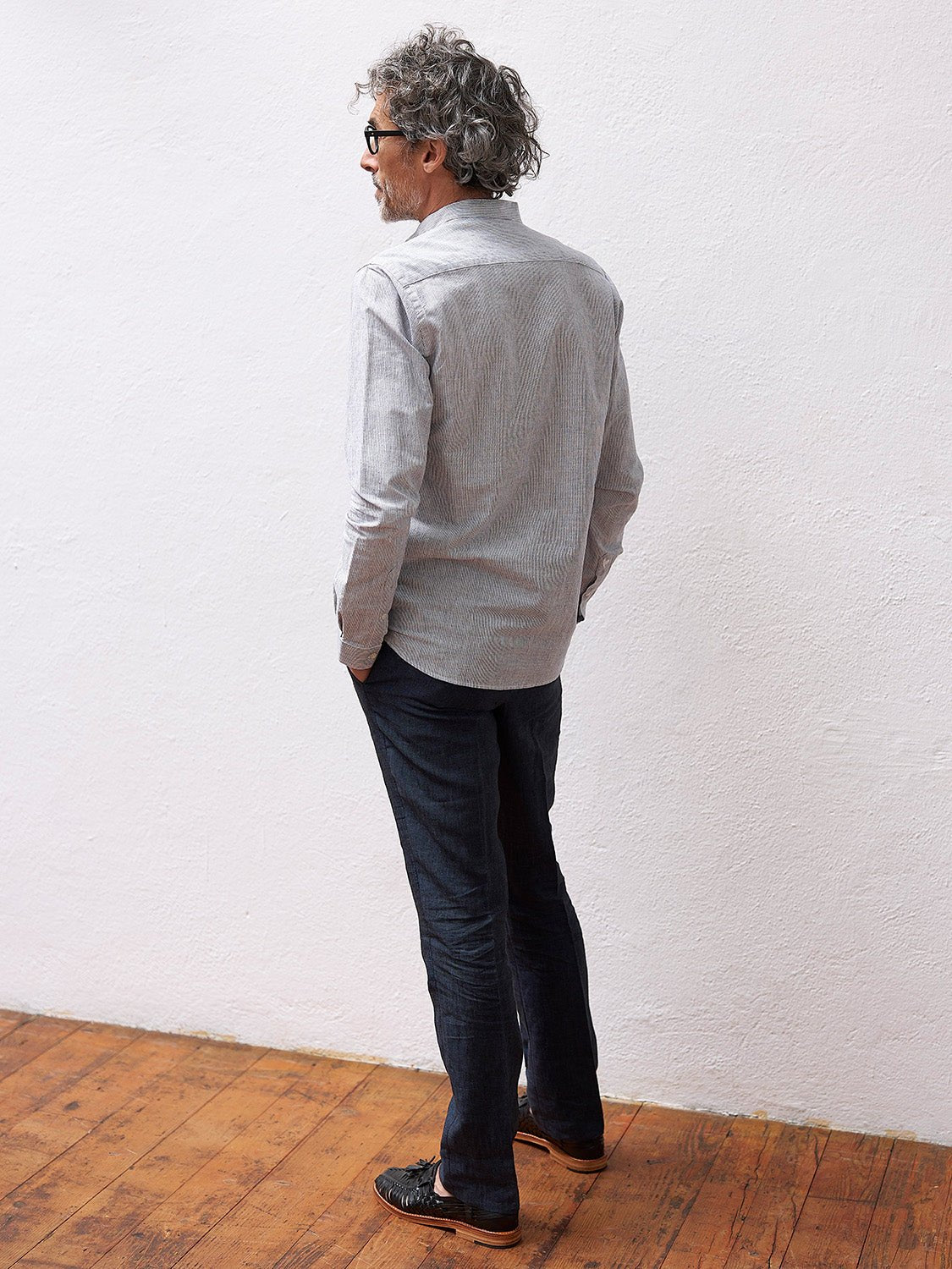 carpasus sustainable organic cotton shirt marzili stripes navy white. Nachhaltiges Carpasus Hemd Marzili Streifen Navy Weiss aus Bio Baumwolle 