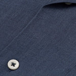 carpasus sustainable organic linen shirt short sleeves maloja uni navy . Nachhaltiges Carpasus Hemd kurzärmlig Maloja Uni Navy aus Bio Leinen 