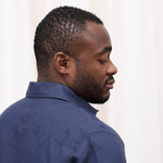 carpasus sustainable organic linen shirt verzasca uni navy. Nachhaltiges Carpasus Hemd Verzasca Uni Navy aus Bio Leinen 