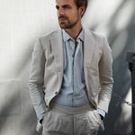 carpasus sustainable organic cotton dress shirt blue. Nachhaltiges Carpasus Businesshemd aus Bio Baumwolle in Blau
