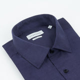 carpasus sustainable organic cotton dress shirt dark blue. Nachhaltiges Carpasus Businesshemd aus Bio Baumwolle in Dunkelblau