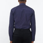 carpasus sustainable organic cotton dress shirt dark blue. Nachhaltiges Carpasus Businesshemd aus Bio Baumwolle in Dunkelblau