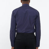 carpasus sustainable organic cotton dress shirt dark blue. Nachhaltiges Carpasus Businesshemd aus Bio Baumwolle in Dunkelblau