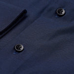 carpasus sustainable organic cotton dress shirt dark blue. Nachhaltiges Carpasus Businesshemd aus Bio Baumwolle in Dunkelblau