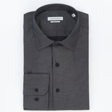carpasus sustainable organic cotton dress shirt dark grey. Nachhaltiges Carpasus Businesshemd aus Bio Baumwolle in Dunkelgrau