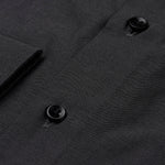 carpasus sustainable organic cotton dress shirt dark grey. Nachhaltiges Carpasus Businesshemd aus Bio Baumwolle in Dunkelgrau