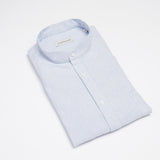 carpasus sustainable organic cotton shirt marzili blue white. Nachhaltiges Carpasus Hemd Marzili Blau Weiss aus Bio Baumwolle 