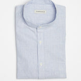 carpasus sustainable organic cotton shirt marzili blue white. Nachhaltiges Carpasus Hemd Marzili Blau Weiss aus Bio Baumwolle 