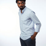 carpasus sustainable organic cotton shirt marzili blue white. Nachhaltiges Carpasus Hemd Marzili Blau Weiss aus Bio Baumwolle 