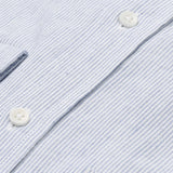 carpasus sustainable organic cotton shirt bernina blue. Nachhaltiges Carpasus Hemd Bernina Blau aus Bio Baumwolle 