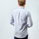 carpasus sustainable organic cotton shirt bernina blue. Nachhaltiges Carpasus Hemd Bernina Blau aus Bio Baumwolle 