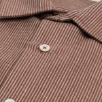 carpasus sustainable organic cotton flanell shirt betual brown. Nachhaltiges Carpasus Flanell Hemd Betual Braun aus Bio Baumwolle 