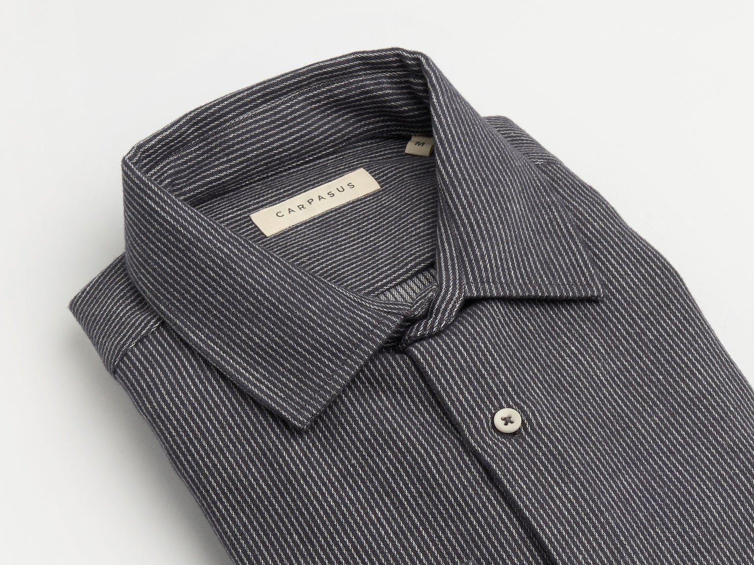 carpasus sustainable organic cotton flanell shirt betual grey. Nachhaltiges Carpasus Flanell Hemd Betual Grau aus Bio Baumwolle 