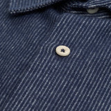 carpasus sustainable organic cotton flanell shirt betual navy. Nachhaltiges Carpasus Flanell Hemd Betual Navy aus Bio Baumwolle 