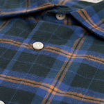 carpasus sustainable organic cotton flanell shirt castanio check moss. Nachhaltiges Carpasus Flanell Hemd Castanio Karo Moss aus Bio Baumwolle 
