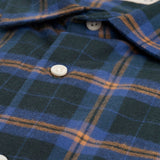 carpasus sustainable organic cotton flanell shirt castanio check moss. Nachhaltiges Carpasus Flanell Hemd Castanio Karo Moss aus Bio Baumwolle 