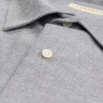 carpasus sustainable organic cotton flanell shirt castanio fog. Nachhaltiges Carpasus Flanell Hemd Castanio Fog aus Bio Baumwolle 