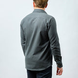 carpasus sustainable organic cotton flanell shirt castanio moss. Nachhaltiges Carpasus Flanell Hemd Castanio Moss aus Bio Baumwolle 