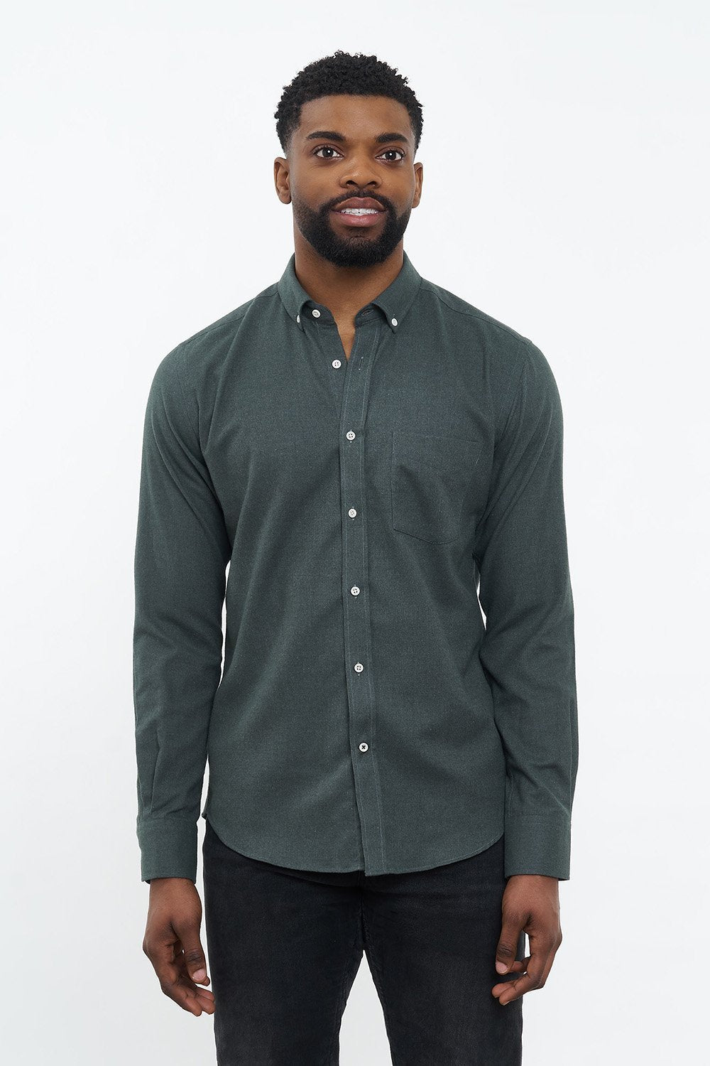 carpasus sustainable organic cotton flanell shirt populus moss. Nachhaltiges Carpasus Flanell Hemd Populus Moos aus Bio Baumwolle