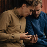 carpasus sustainable organic cotton flanell shirt populus navy. Nachhaltiges Carpasus Flanell Hemd Populus Navy aus Bio Baumwolle 