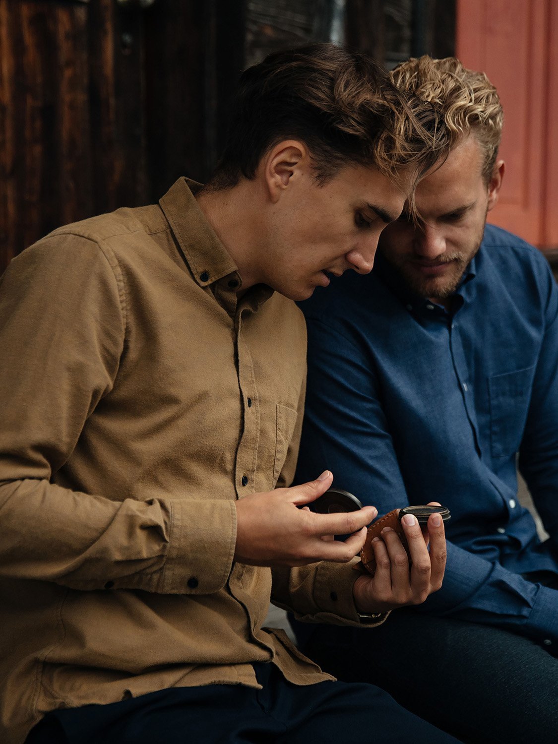 carpasus sustainable organic cotton flanell shirt populus navy. Nachhaltiges Carpasus Flanell Hemd Populus Navy aus Bio Baumwolle 