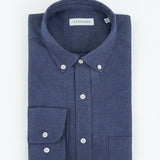 Flannel Shirt Populus Navy