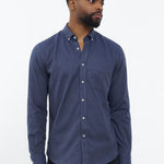 carpasus sustainable organic cotton flanell shirt populus navy. Nachhaltiges Carpasus Flanell Hemd Populus Navy aus Bio Baumwolle 