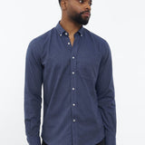 carpasus sustainable organic cotton flanell shirt populus navy. Nachhaltiges Carpasus Flanell Hemd Populus Navy aus Bio Baumwolle 