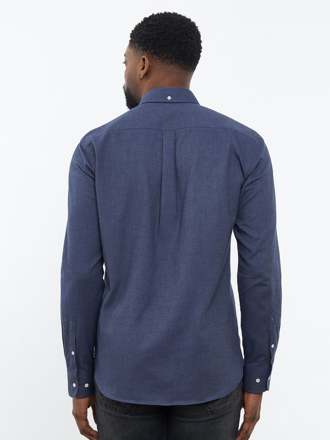 carpasus sustainable organic cotton flanell shirt populus navy. Nachhaltiges Carpasus Flanell Hemd Populus Navy aus Bio Baumwolle 