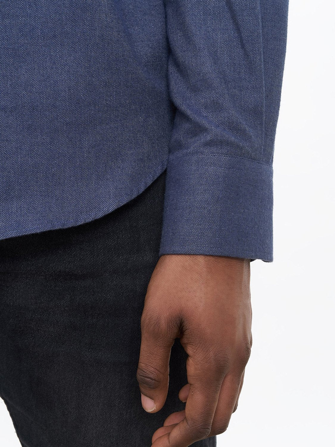 carpasus sustainable organic cotton flanell shirt populus navy. Nachhaltiges Carpasus Flanell Hemd Populus Navy aus Bio Baumwolle 