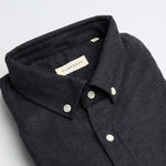 carpasus sustainable organic cotton flanell shirt populus slate. Nachhaltiges Carpasus Flanell Hemd Populus Slate aus Bio Baumwolle