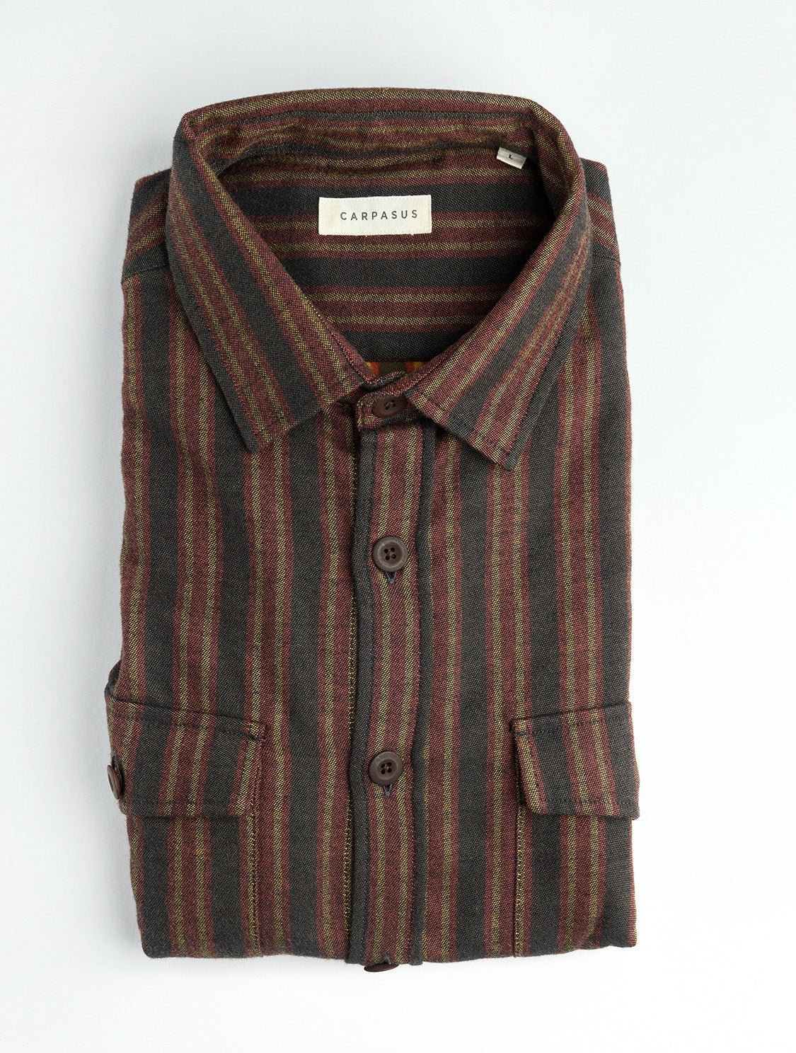 carpasus sustainable organic cotton flanell shirt quercus tricolor foro. Nachhaltiges Carpasus Flanell Hemd Quercus Tricolor Foro aus Bio Baumwolle 