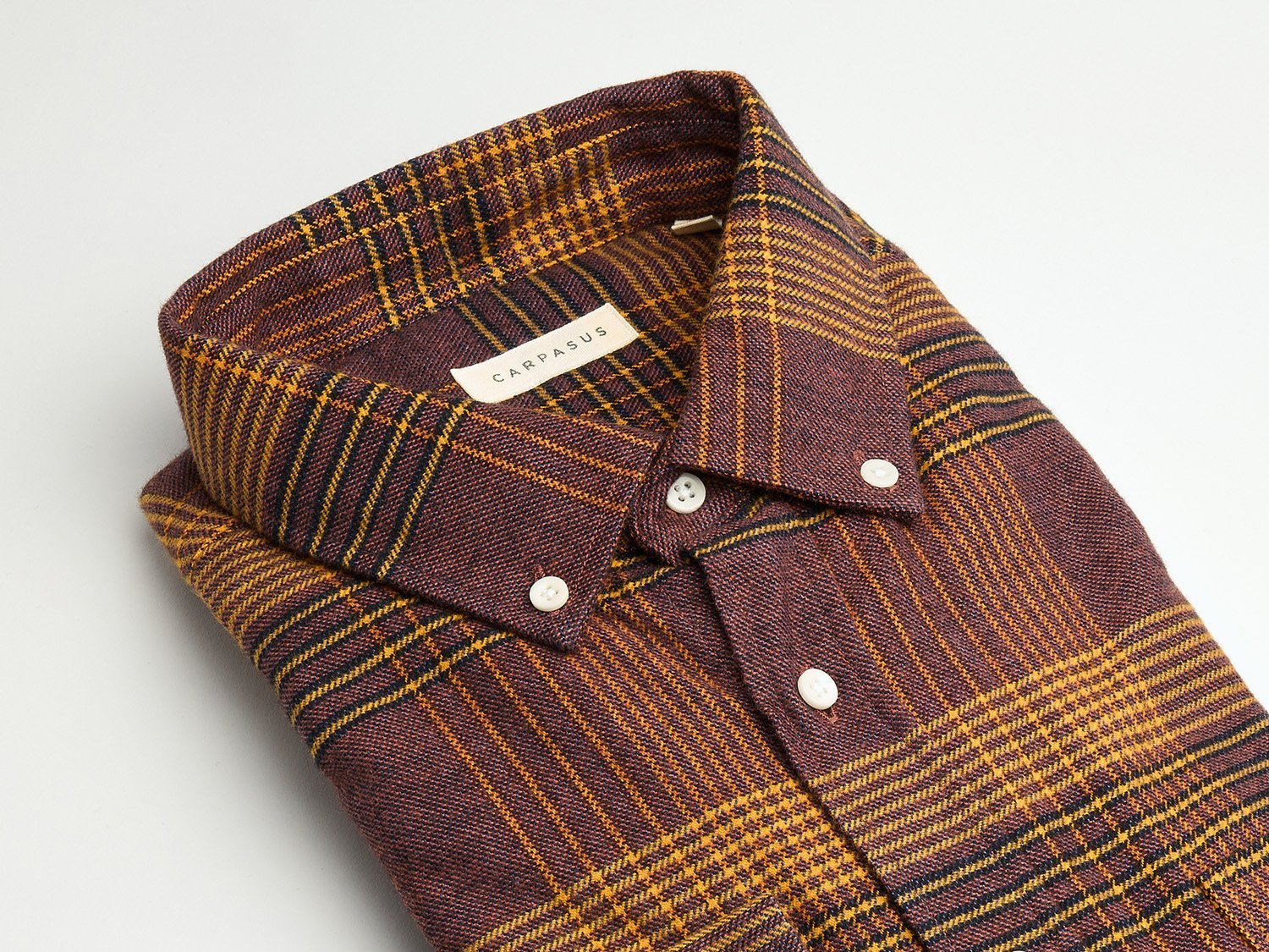 carpasus sustainable organic cotton flanell shirt ursido tinto. Nachhaltiges Carpasus Flanell Hemd Ursido aus Bio Baumwolle in Tinto