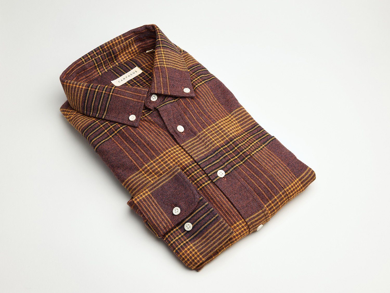 carpasus sustainable organic cotton flanell shirt ursido tinto. Nachhaltiges Carpasus Flanell Hemd Ursido aus Bio Baumwolle in Tinto