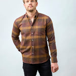 carpasus sustainable organic cotton flanell shirt ursido tinto. Nachhaltiges Carpasus Flanell Hemd Ursido aus Bio Baumwolle in Tinto