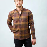 carpasus sustainable organic cotton flanell shirt ursido tinto. Nachhaltiges Carpasus Flanell Hemd Ursido aus Bio Baumwolle in Tinto
