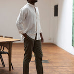 carpasus sustainable organic linen shirt lisbon nature. Nachhaltiges Carpasus Hemd Lisbon Natur aus Bio Leinen 