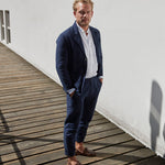carpasus sustainable organic linen shirt single color white. Nachhaltiges Carpasus Hemd aus Bio Leinen in Weiss