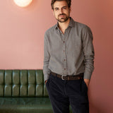 carpasus sustainable organic cotton shirt lynx blue. Nachhaltiges Carpasus Hemd Lynx aus Bio Baumwolle in Blau