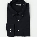 carpasus sustainable organic cotton oxford shirt black. Nachhaltiges Carpasus Oxford Hemd aus Bio Baumwolle in Schwarz